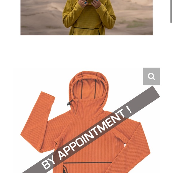 Womens Green Micro hood Melanzana - Picture 3 of 6